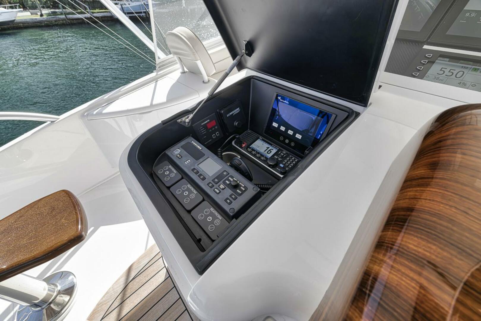 Slide: The Image of Flybridge 2021 Viking 80 Convertible Lucky Wave - 5143602