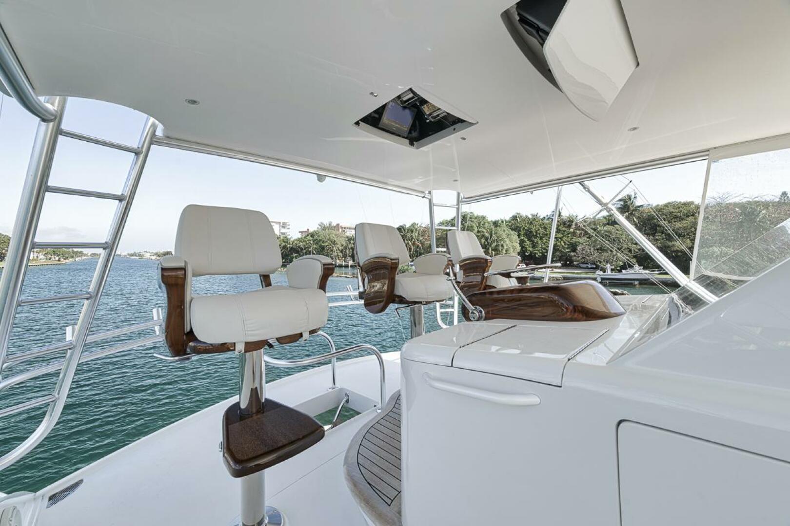 Slide: The Image of Flybridge 2021 Viking 80 Convertible Lucky Wave - 5143604