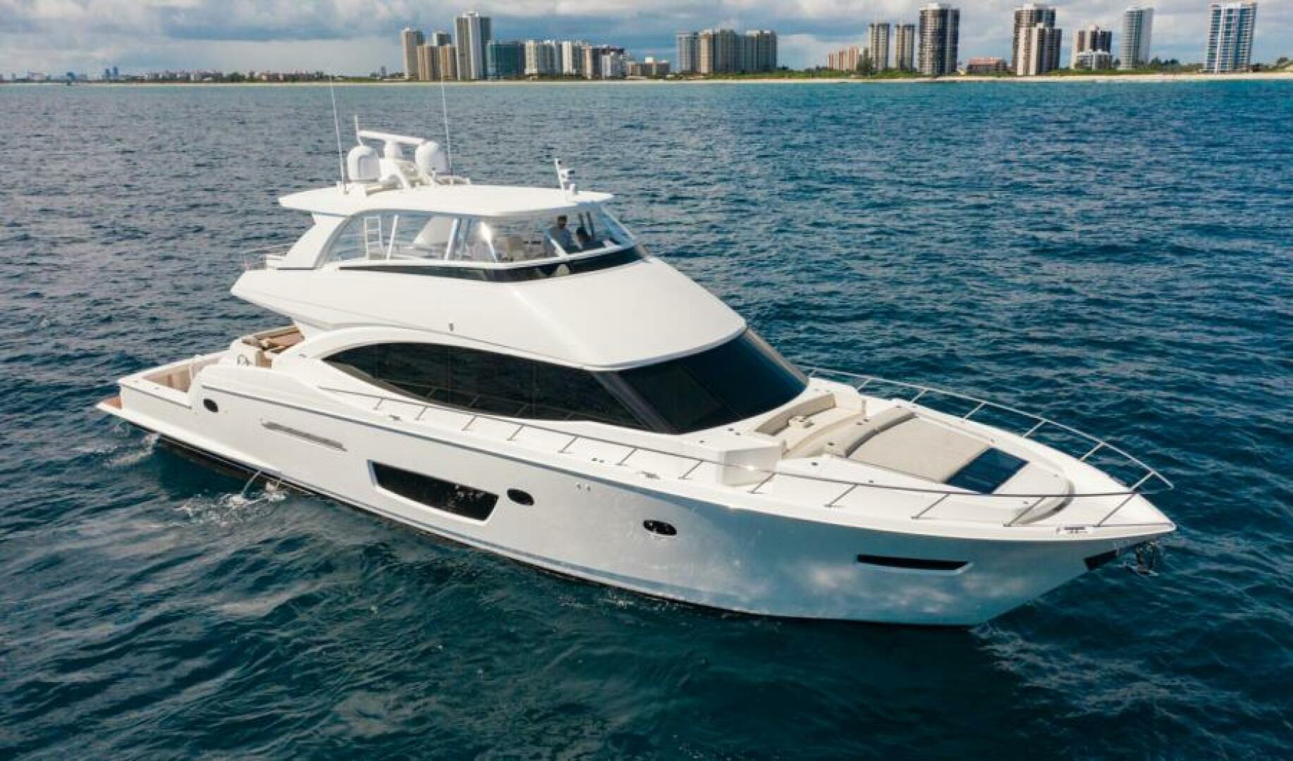 Slide: The Image of 2021 Viking 82 Cockpit Motor Yacht - MANA - Profile - 4866967