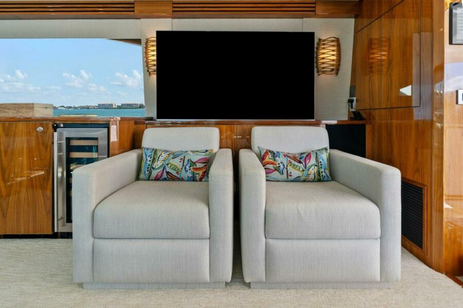 Slide: The Image of 2021 Viking 82 Cockpit Motor Yacht - MANA - Salon - 4866894