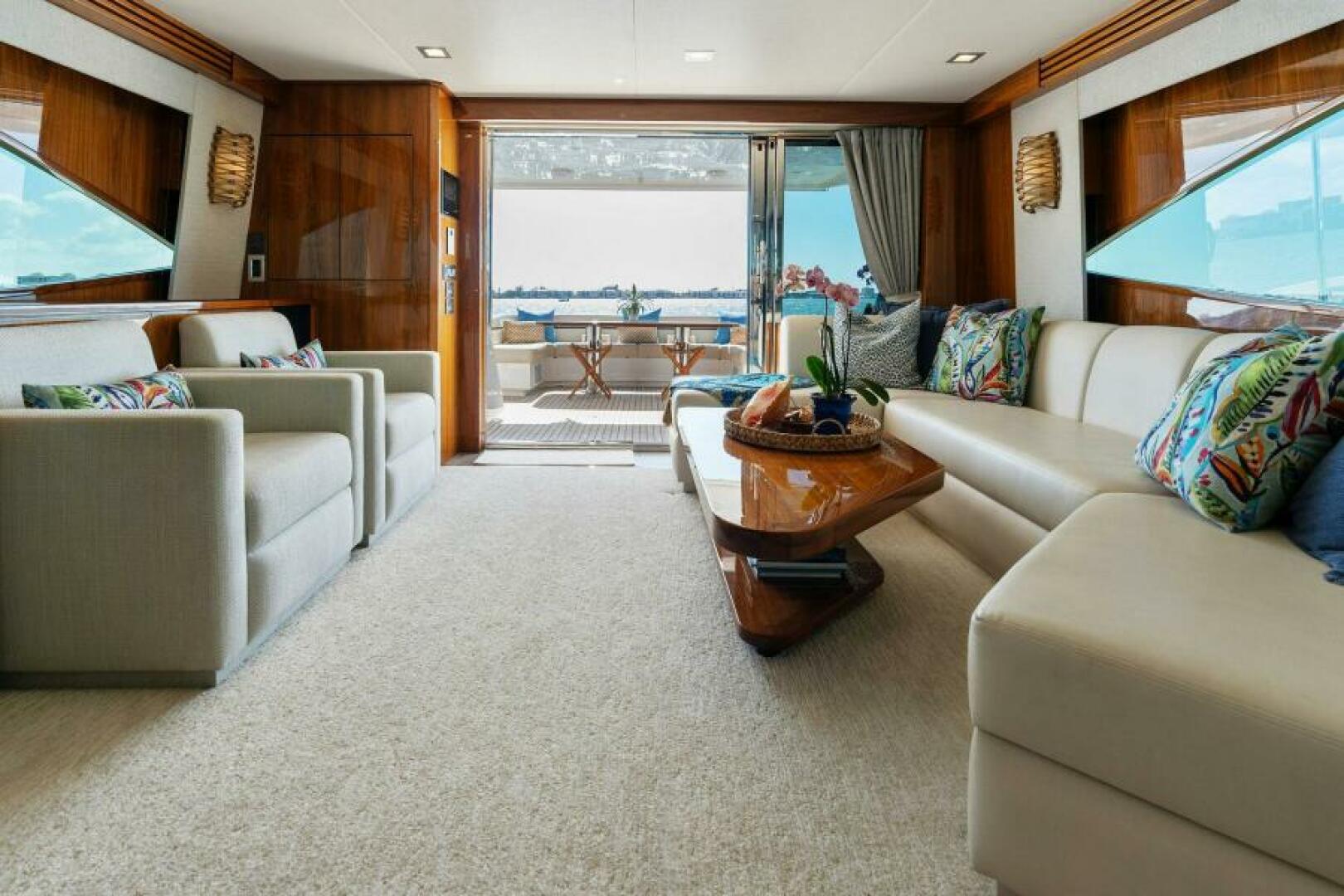Slide: The Image of 2021 Viking 82 Cockpit Motor Yacht - MANA - Salon - 4866895