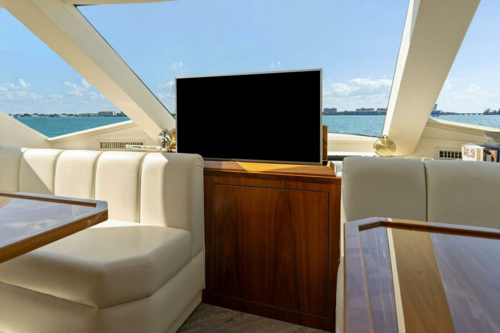 Slide: The Image of 2021 Viking 82 Cockpit Motor Yacht - MANA - Dinette - 4866907