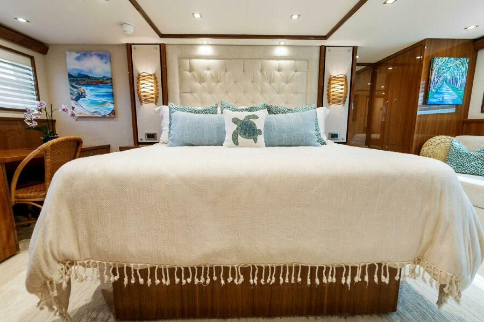 Slide: The Image of 2021 Viking 82 Cockpit Motor Yacht -MANA - Master Stateroom - 4866885