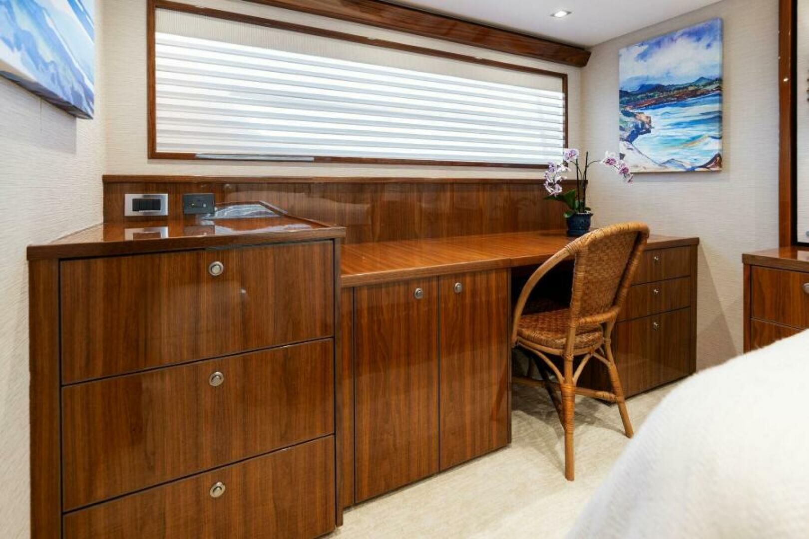 Slide: The Image of 2021 Viking 82 Cockpit Motor Yacht - MANA - Master Stateroom - 4866914