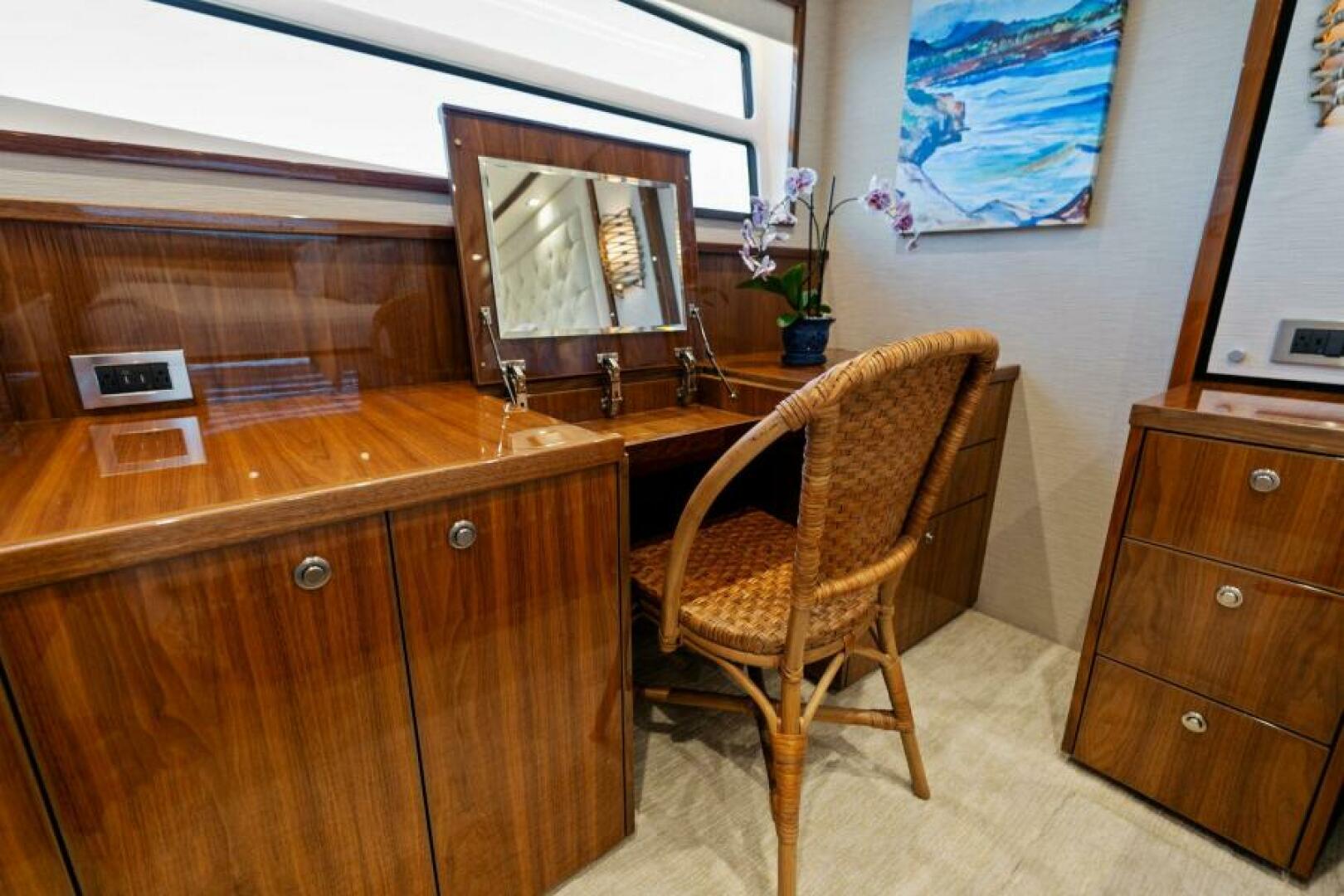Slide: The Image of 2021 Viking 82 Cockpit Motor Yacht - MANA - Master Stateroom - 4866915