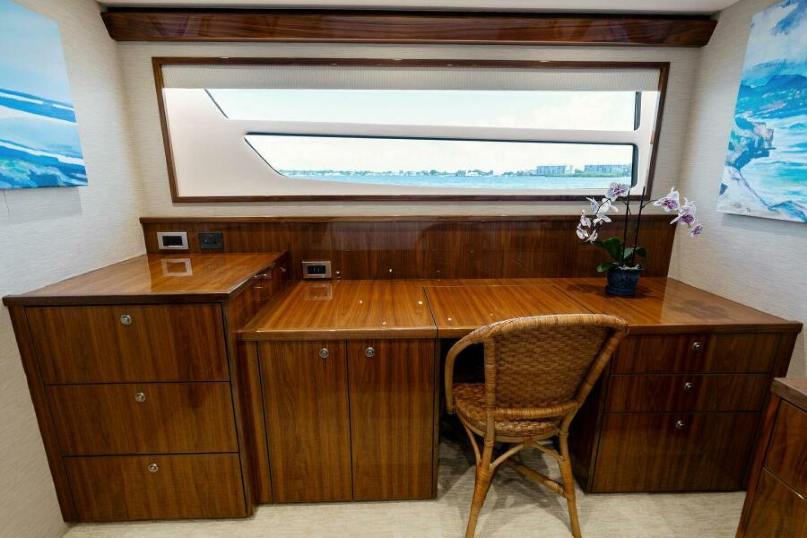 Slide: The Image of 2021 Viking 82 Cockpit Motor Yacht - MANA - Master Stateroom - 4866916
