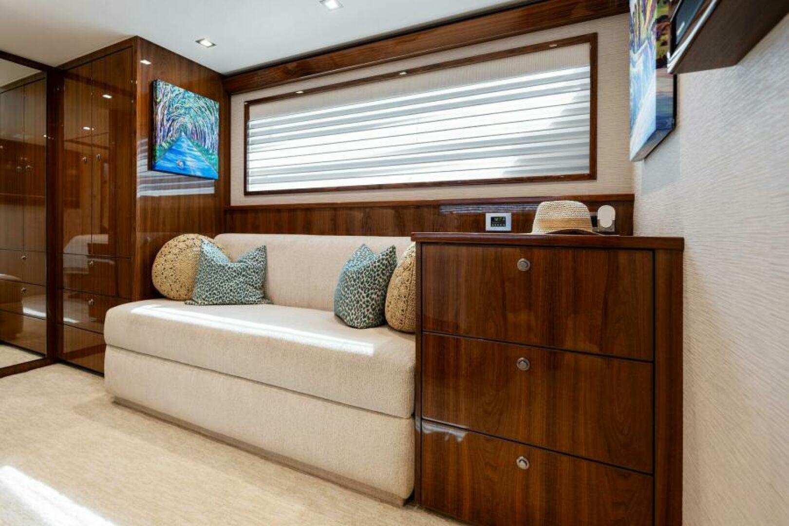 Slide: The Image of 2021 Viking 82 Cockpit Motor Yacht - MANA - Master Stateroom - 4866917