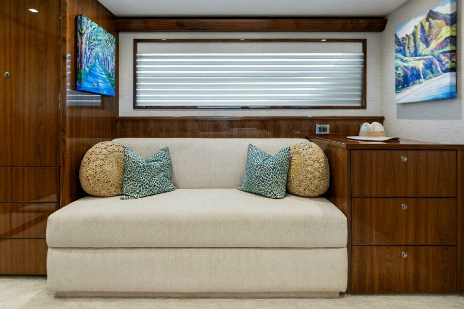 Slide: The Image of 2021 Viking 82 Cockpit Motor Yacht - MANA - Master Stateroom - 4866918
