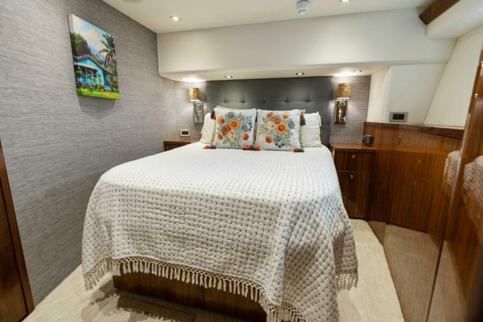 Slide: The Image of 2021 Viking 82 Cockpit Motor Yacht - MANA - Starboard Stateroom - 4866929