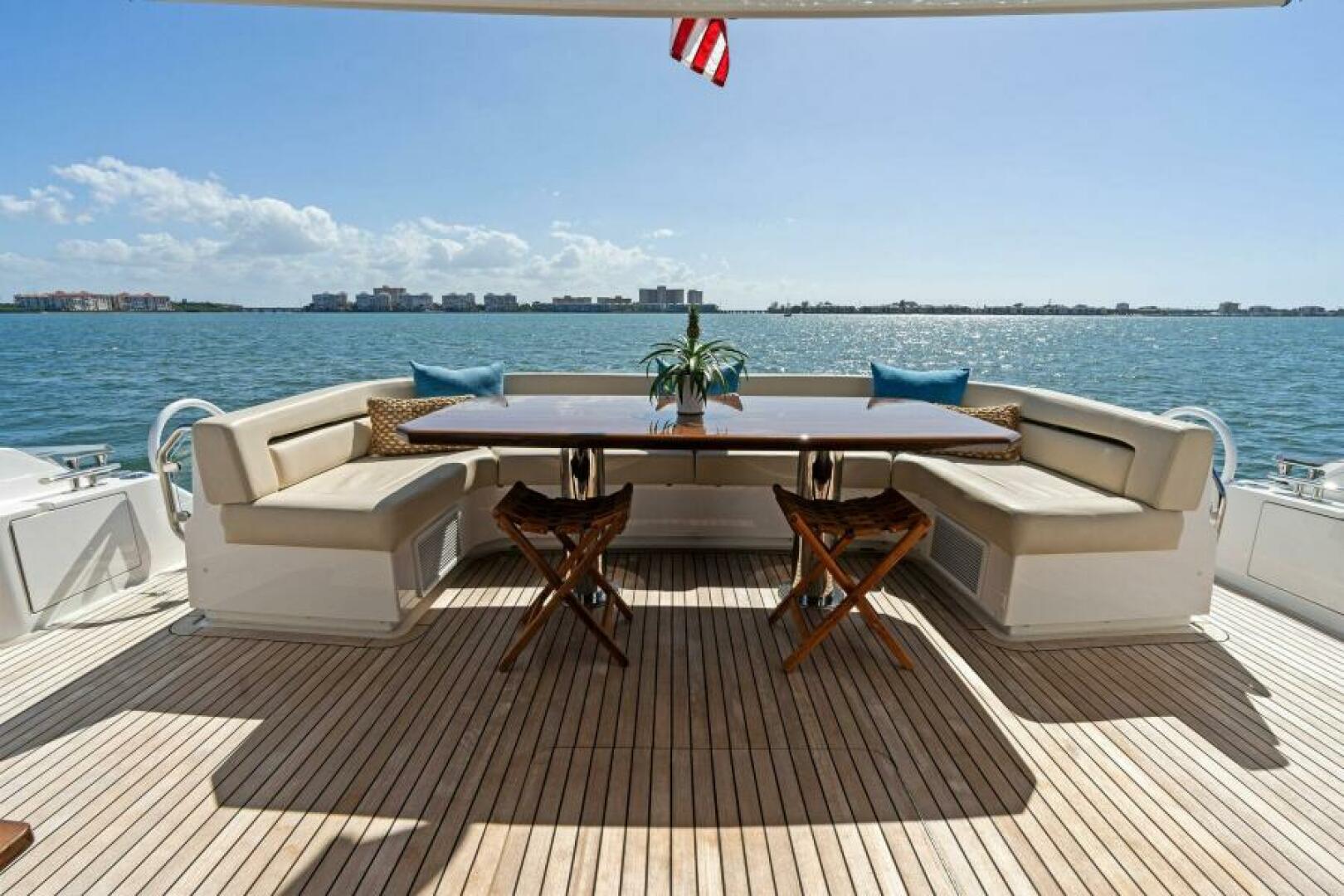 Slide: The Image of 2021 Viking 82 Cockpit Motor Yacht - MANA - Aft Deck - 4866887