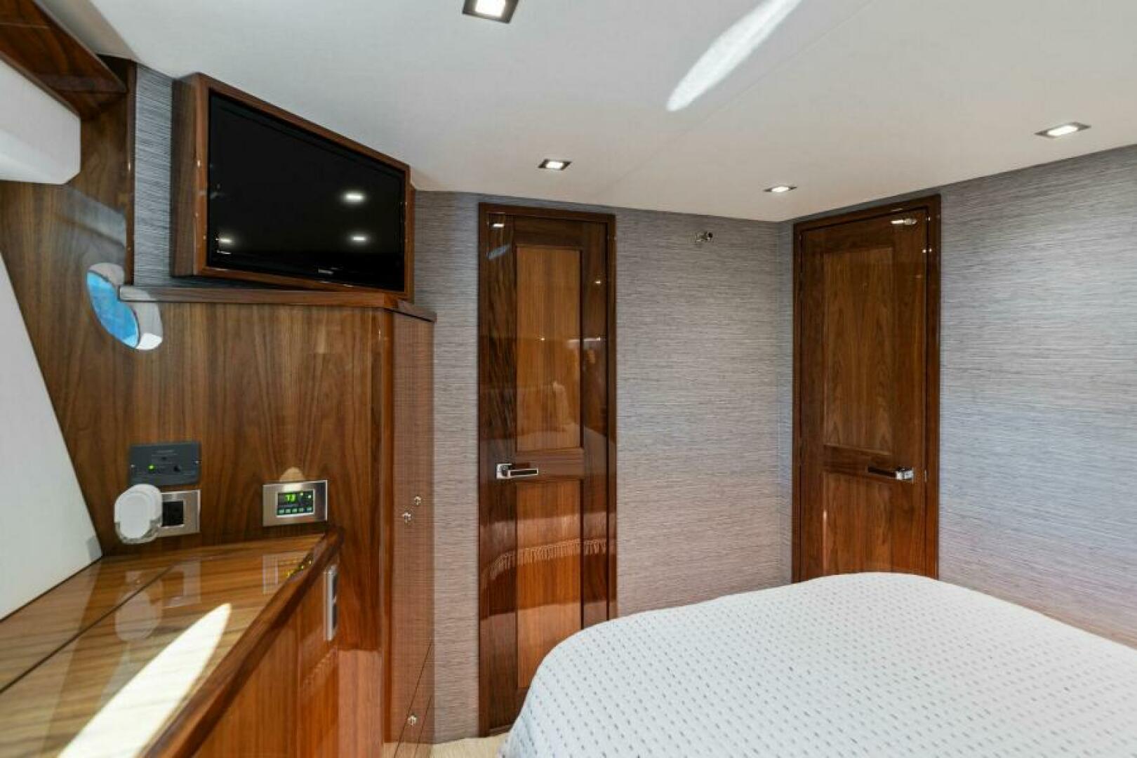 Slide: The Image of 2021 Viking 82 Cockpit Motor Yacht - MANA - Starboard Stateroom - 4866932