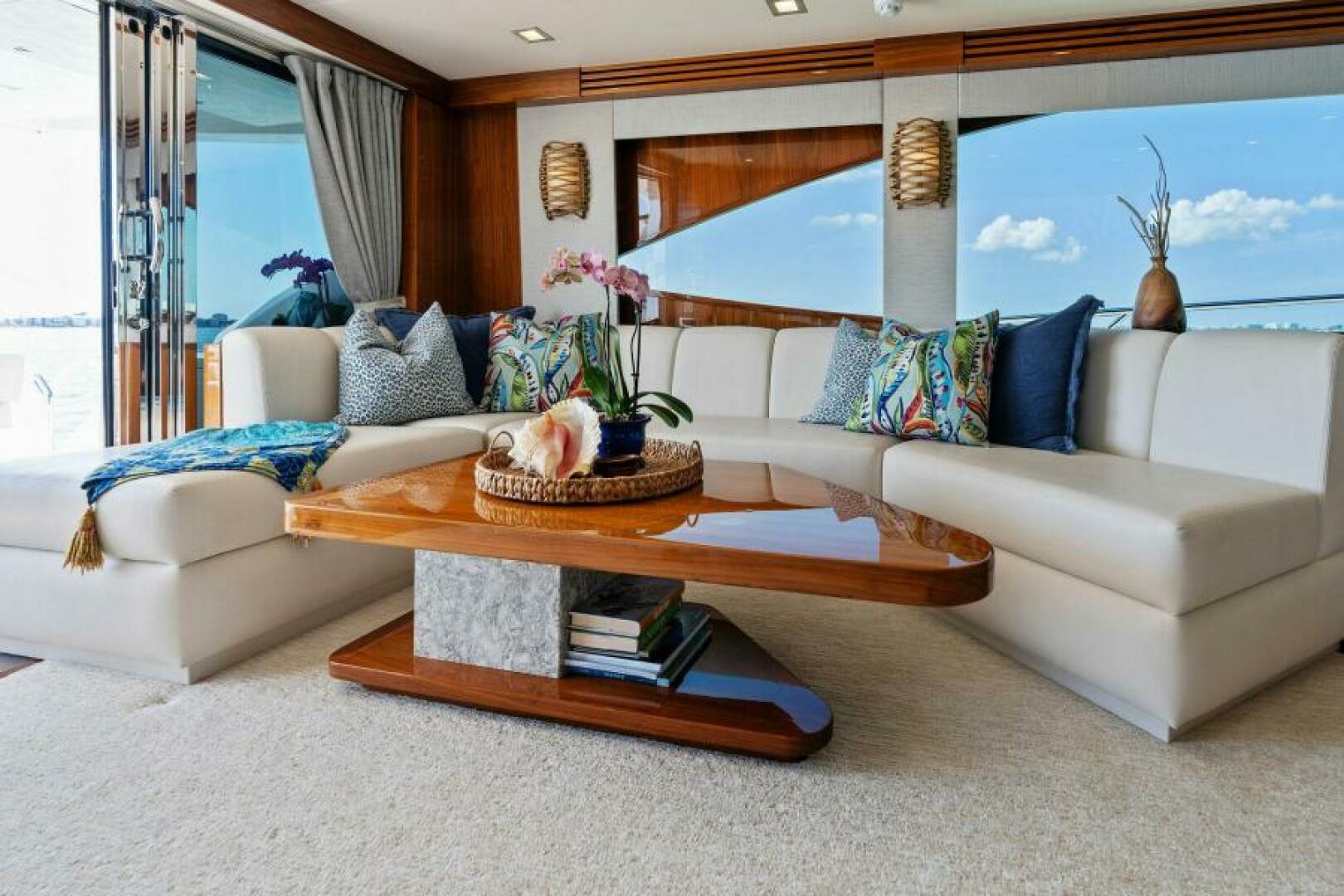 Slide: The Image of 2021 Viking 82 Cockpit Motor Yacht - MANA - Salon - 4866889