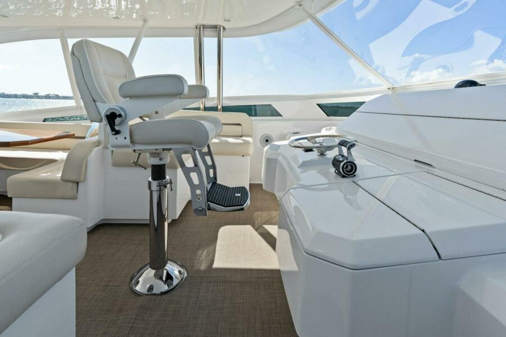 Slide: The Image of 2021 Viking 82 Cockpit Motor Yacht - MANA - Flybridge Helm - 4866957