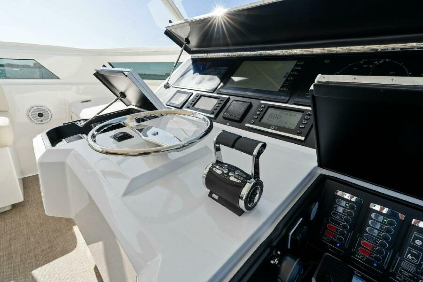 Slide: The Image of 2021 Viking 82 Cockpit Motor Yacht - MANA - Flybridge - 4866962