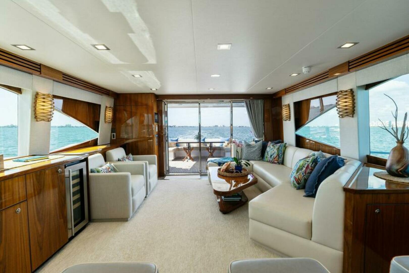 Slide: The Image of 2021 Viking 82 Cockpit Motor Yacht - MANA - Salon - 4866891