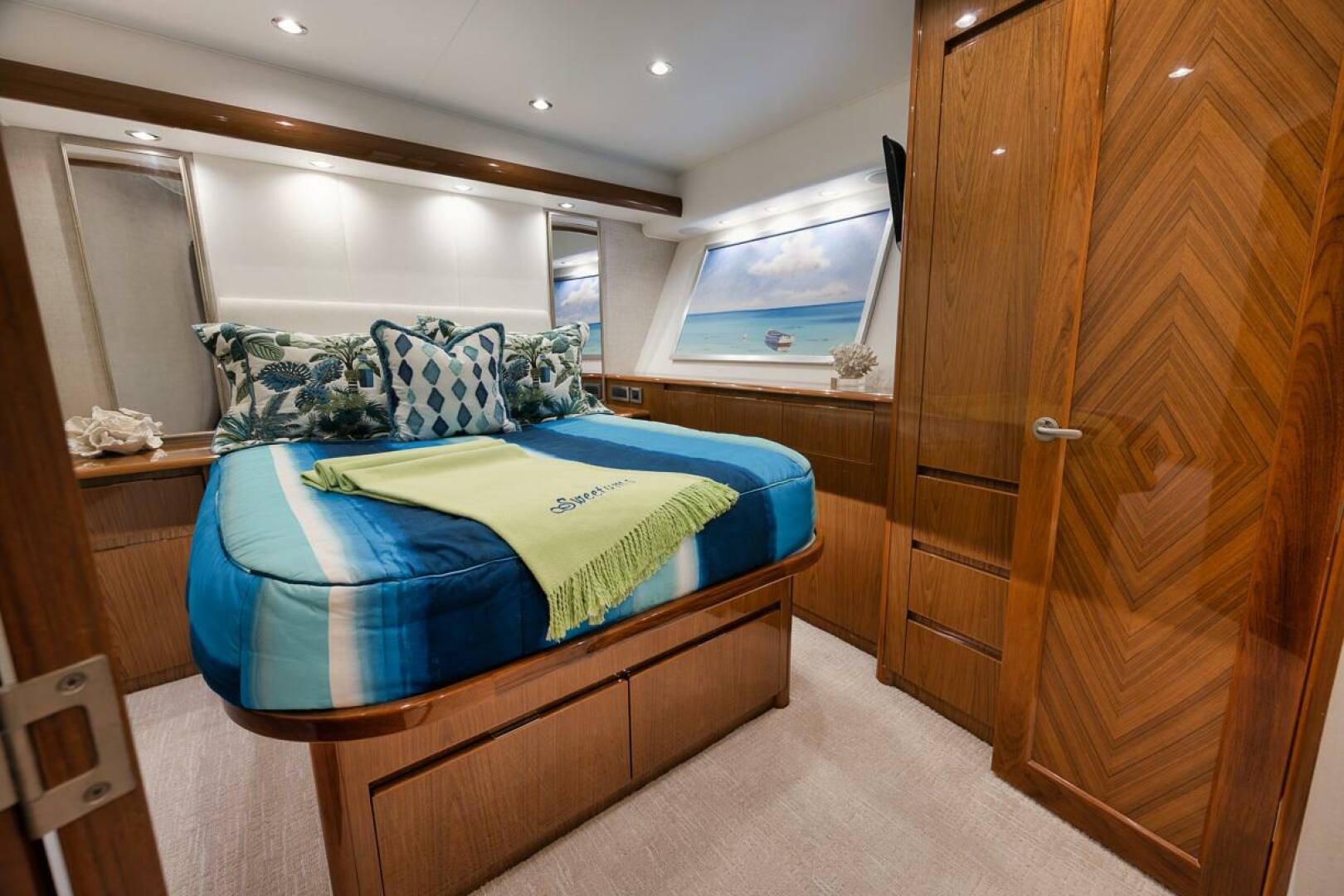 Slide: The Image of 2010 Viking 82 Convertible SWEETUMS Port Forward Stateroom - 4757508