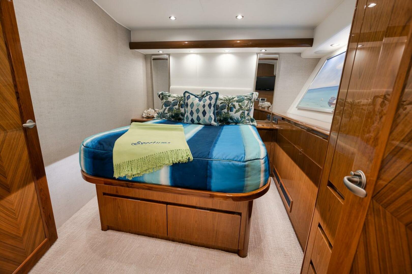 Slide: The Image of 2010 Viking 82 Convertible SWEETUMS Port Forward Stateroom - 4757509