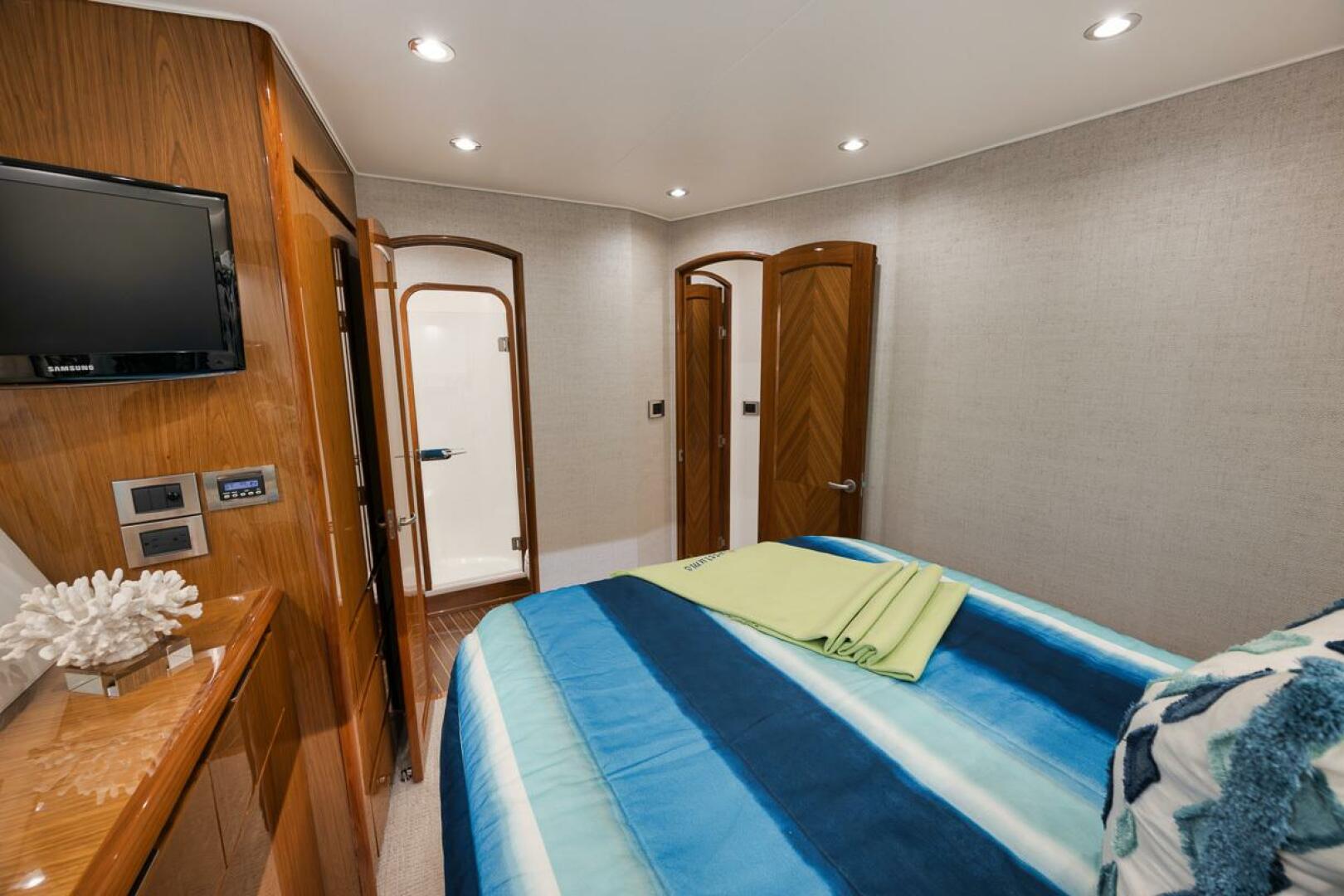 Slide: The Image of 2010 Viking 82 Convertible SWEETUMS Port Forward Stateroom - 4757510