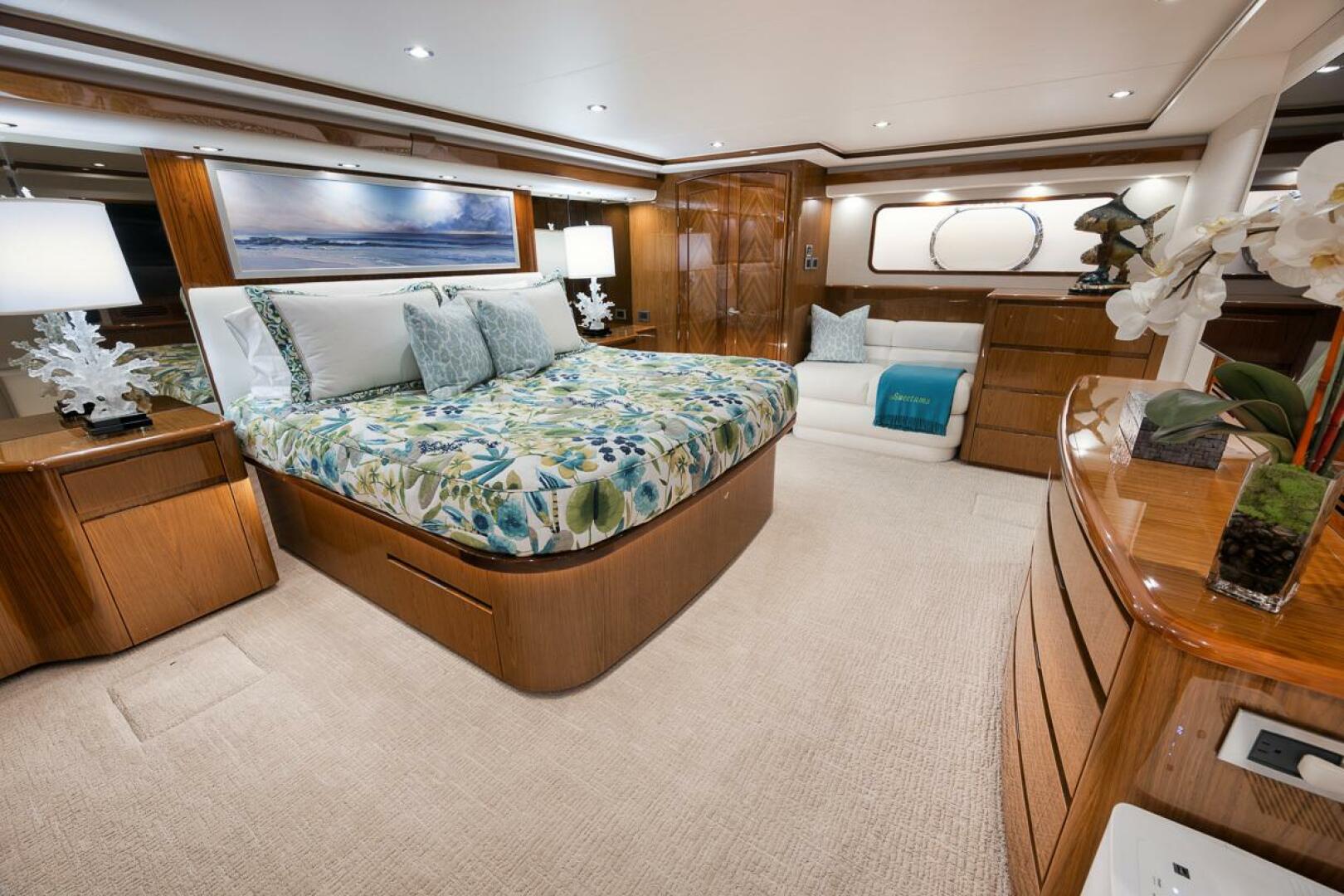 Slide: The Image of 2010 Viking 82 Convertible SWEETUMS Master Stateroom - 4757526