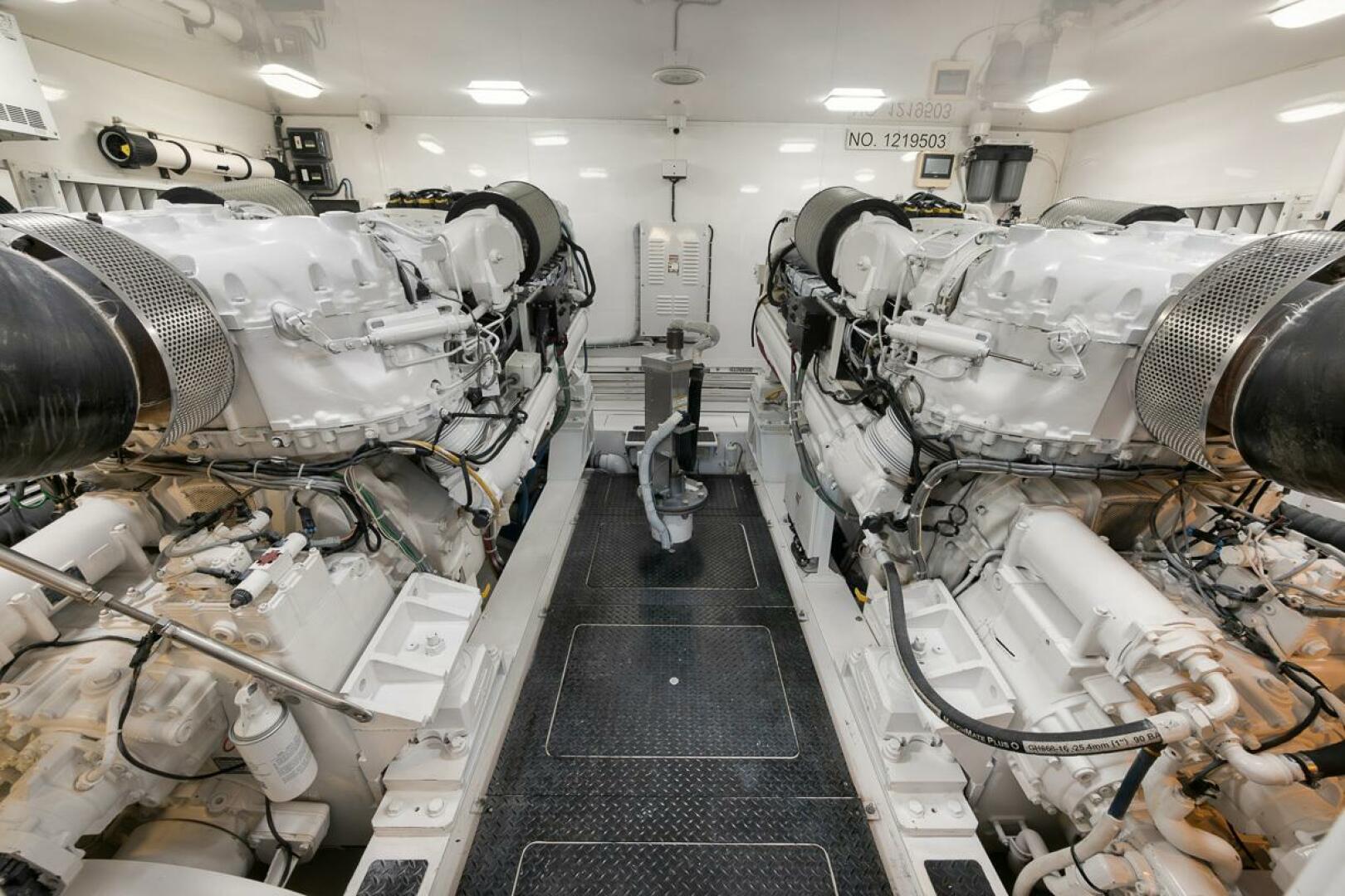 Slide: The Image of 2010 Viking 82 Convertible SWEETUMS Engine Room - 4757450