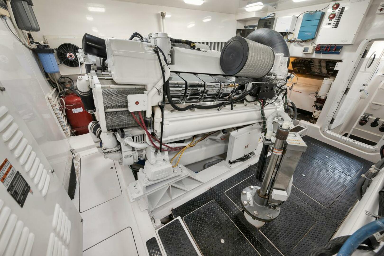 Slide: The Image of 2010 Viking 82 Convertible SWEETUMS Engine Room - 4757461
