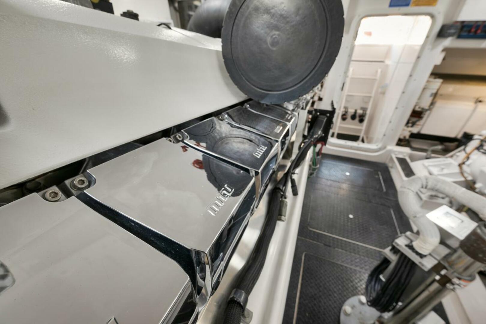 Slide: The Image of 2010 Viking 82 Convertible SWEETUMS Engine Room - 4757456