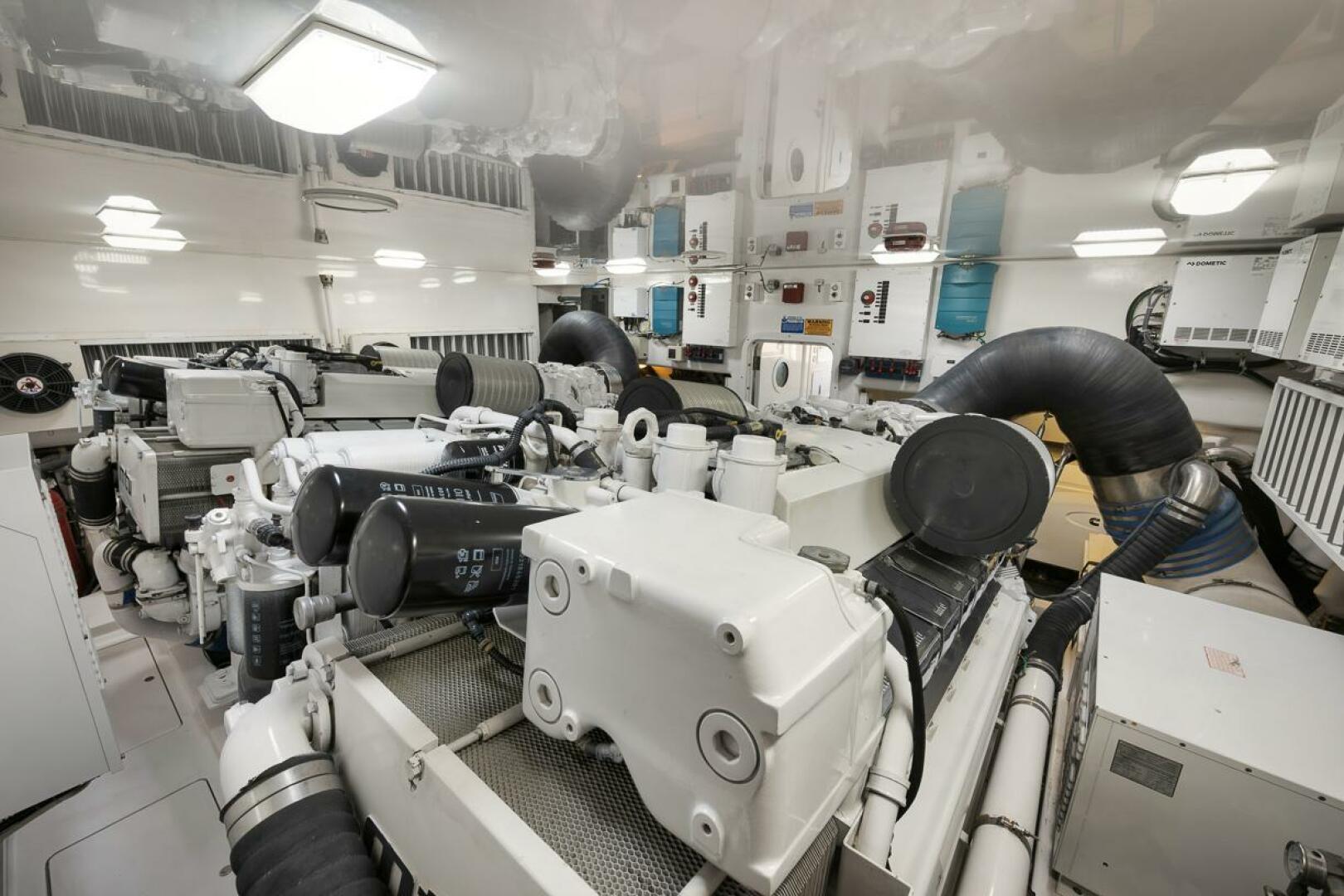 Slide: The Image of 2010 Viking 82 Convertible SWEETUMS Engine Room - 4757460