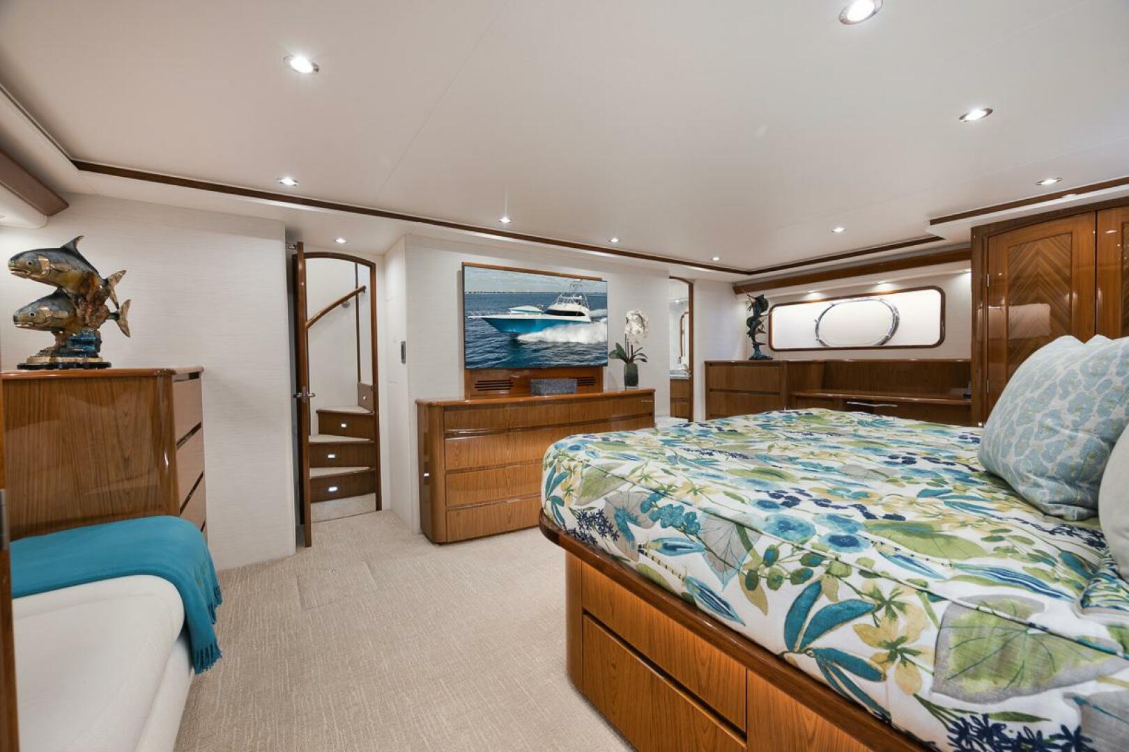 Slide: The Image of 2010 Viking 82 Convertible SWEETUMS Master Stateroom - 4757524