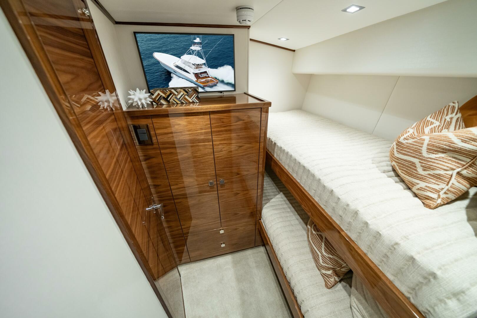 Slide: The Image of Viking 82 Convertible Guest Stateroom Port Forward - 4975660
