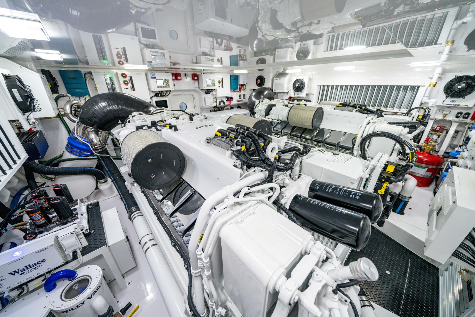 Slide: The Image of Viking 82 Convertible Engine Room - 4975869