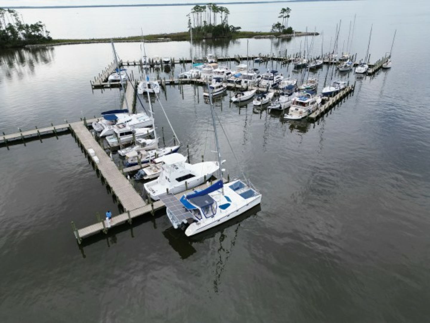 Slide: The Image of Used Sail Catamaran for sale 2001 Voyage 380 - THE WANDERFUL LIFE - 5315392
