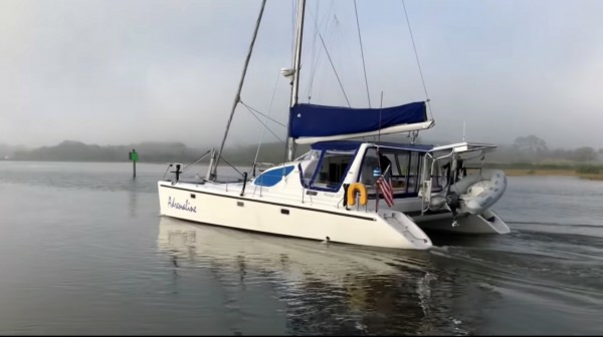 Slide: The Image of Used Sail Catamaran for sale 2001 Voyage 380 - THE WANDERFUL LIFE - 5314685