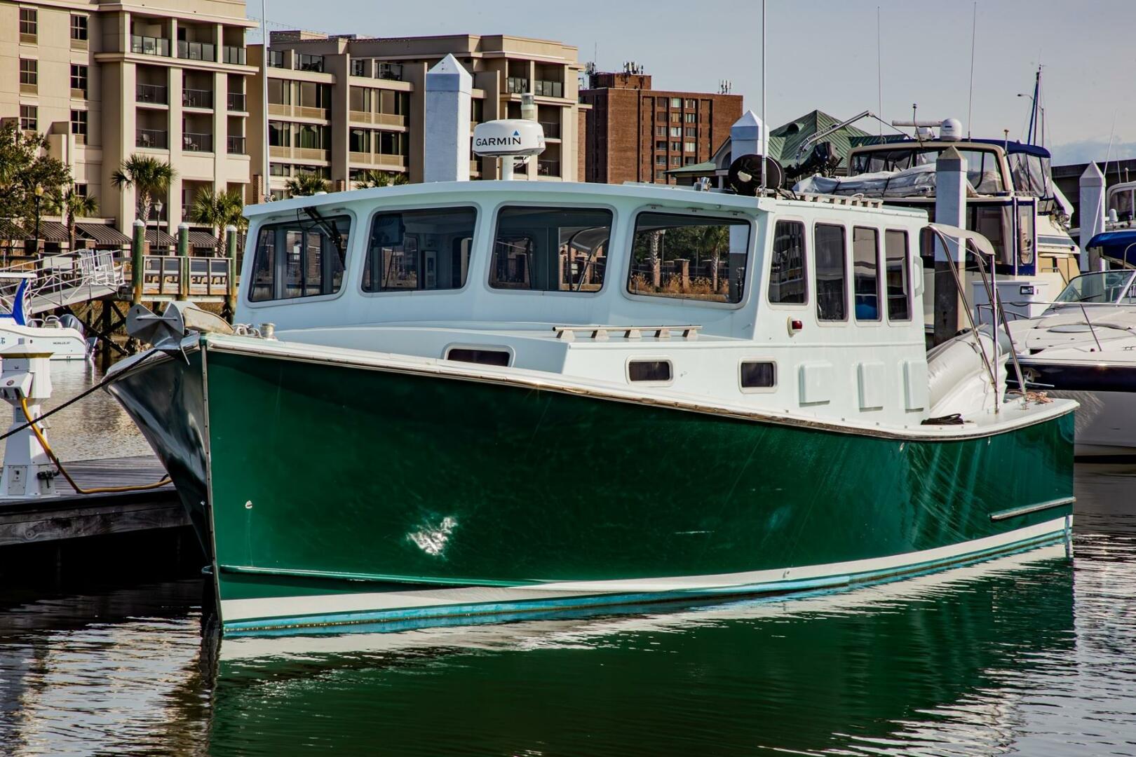 Slide: The Image of 40' Wayne Beal Downeast Cruiser 2002 - Cummins 540 HP For Sale - 5481793
