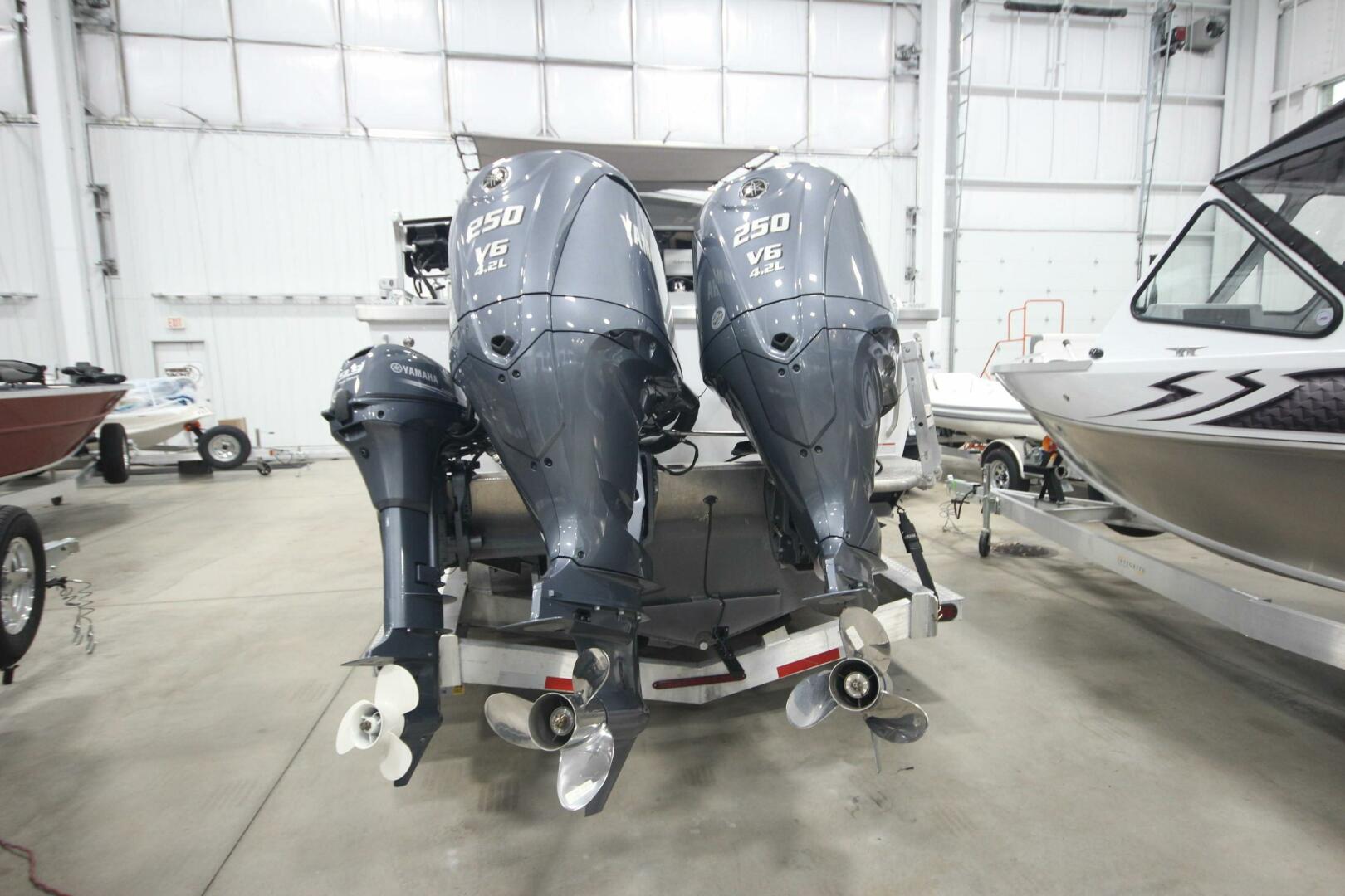 Slide: The Image of Weldcraft 280 Cuddy King T250XCB's & Custom Aluminum 15K Trailer 2023 - 5180435