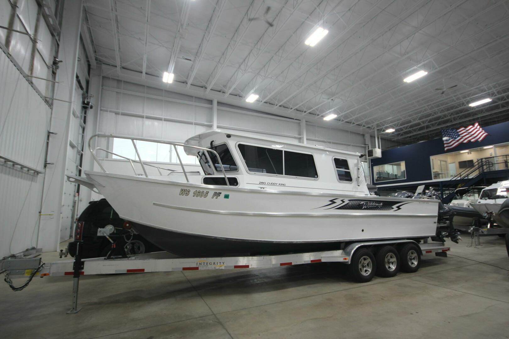 Slide: The Image of Weldcraft 280 Cuddy King T250XCB's & Custom Aluminum 15K Trailer 2023 - 5180479