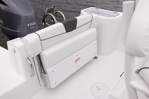 Slide: The Image of 2024 Wellcraft 222 Fisherman boat with foldable seat and Yamaha 150 engine. - 35