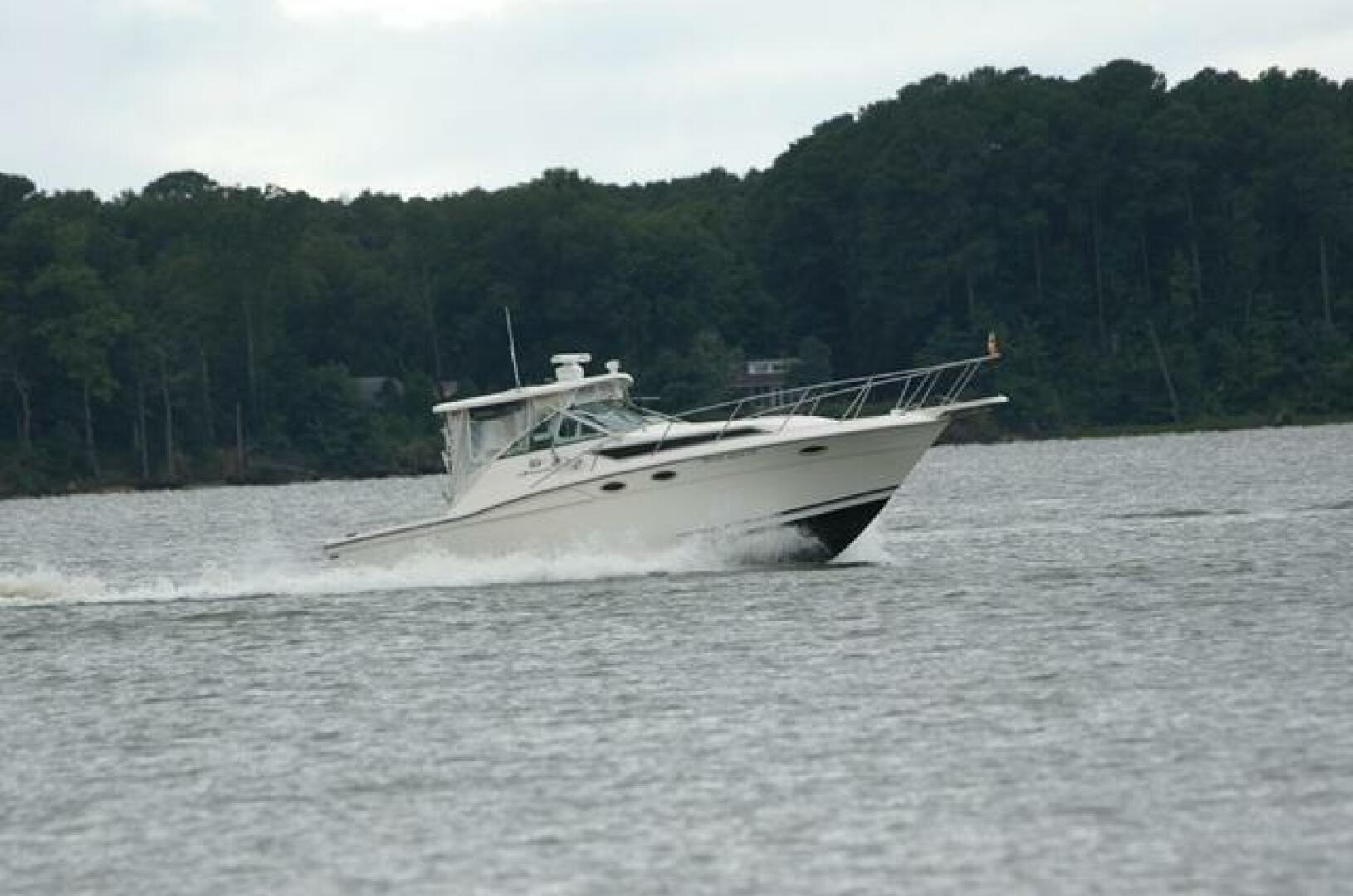 Slide: The Image of 33' Wellcraft underway - 4494826