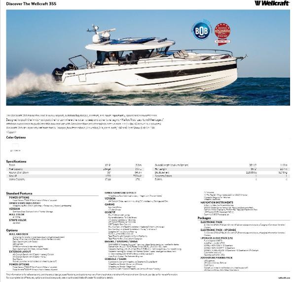 Slide: The Image of Wellcraft 355 2023 - 50