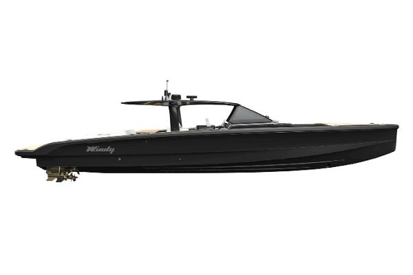 Slide: The Image of 2024 Windy SRL/SR60 luxury motor yacht, side view. - 3