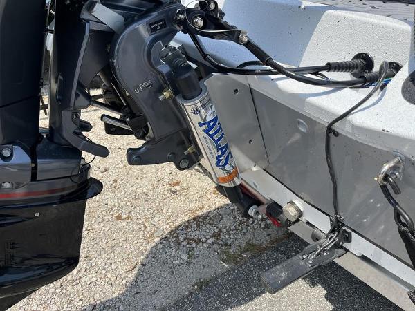 Slide: The Image of 2025 Xpress H22B boat with Atlas hydraulic jack plate and motor mount. - 18