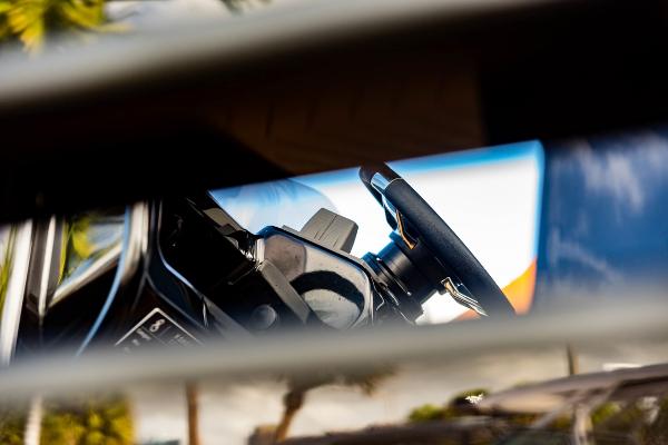 Slide: The Image of Close-up of 2023 X Shore Eelex 8000 steering wheel and dashboard. - 21