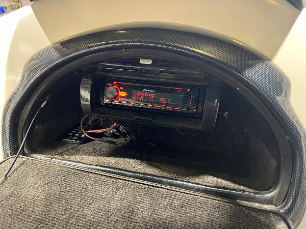 Slide: The Image of Yamaha LS 2000 boat dashboard with Pioneer stereo system, year 2000 model. - 16