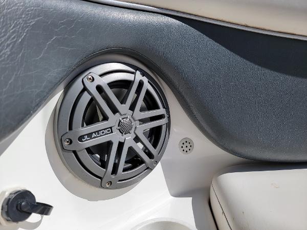 Slide: The Image of JL Audio speaker in 2007 Yamaha SX210 boat interior. - 14