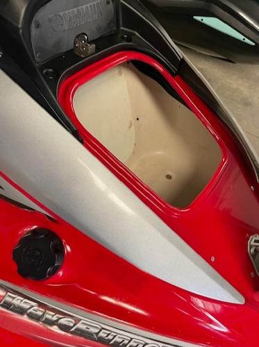 Slide: The Image of 2005 Yamaha WaveRunner FX Cruiser HO, red storage compartment detail. - 8
