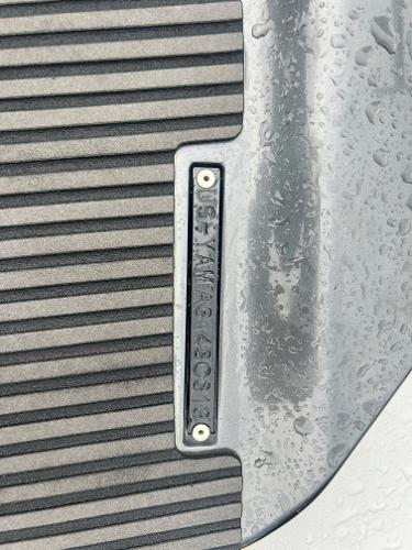 Slide: The Image of Close-up of 2013 Yamaha WaveRunner FX Cruiser SHO hull identification number. - 4