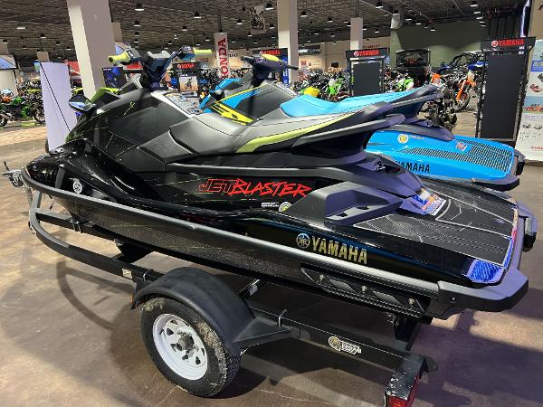Slide: The Image of 2023 Yamaha WaveRunner JetBlaster on display in showroom. - 1