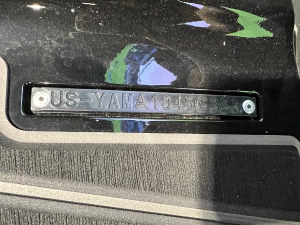 Slide: The Image of 2023 Yamaha WaveRunner JetBlaster HIN plate with serial number. - 5