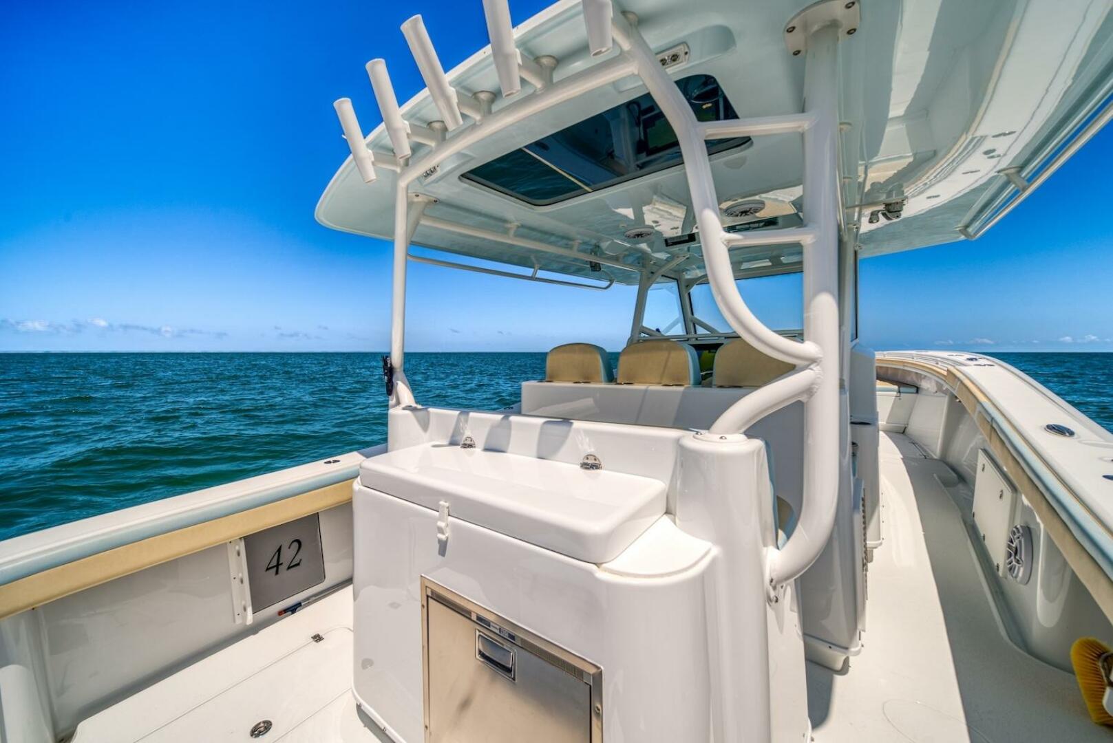 Slide: The Image of 2022 Yellowfin 42 Center Console 'Genesis' Cockpit - 4399862