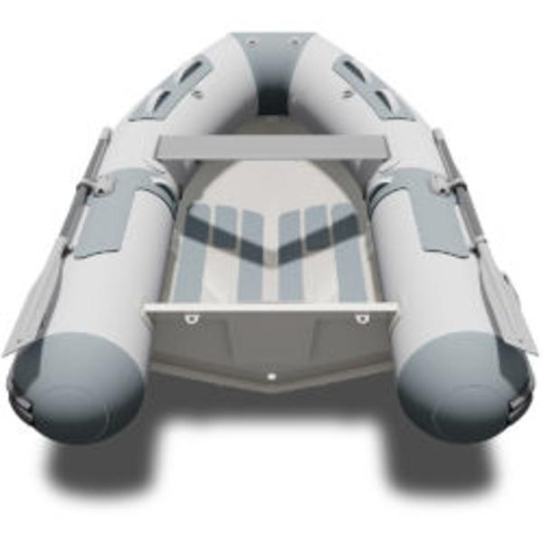 Slide: The Image of 2023 Zodiac Cadet 300 RIB ALU PVC inflatable boat, front view. - 9