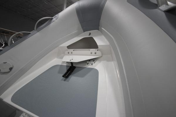 Slide: The Image of 2023 Zodiac Cadet 390 DL RIB ALU PVC boat interior detail. - 1